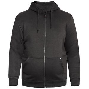 Duke Mens D555 Rockford Cantor Heavyweight Kingsize Full Zip Hoodie / Black
